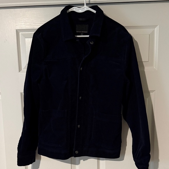 Banana Republic Other - Banana Republic Men's Dark Blue Corduroy Jacket